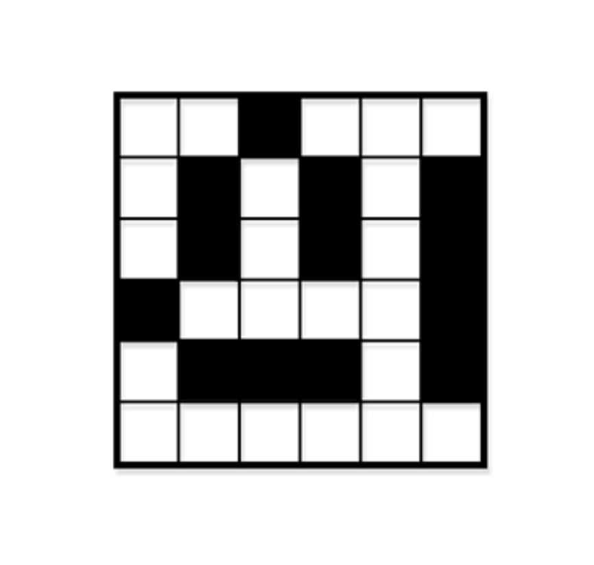 Grootletter puzzelboek kruiswoord